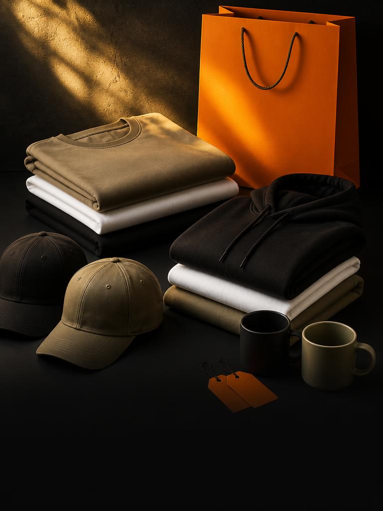 Online shop specials on branded apparel and gifts